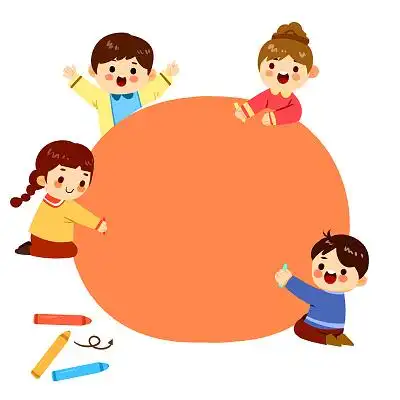 儿童玩耍卡通人物幼儿园六一儿童节可爱活动png素材