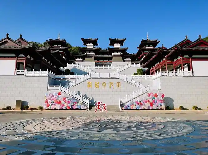 广西仿古文化建筑景观与酒店温泉休闲一体的景区分享