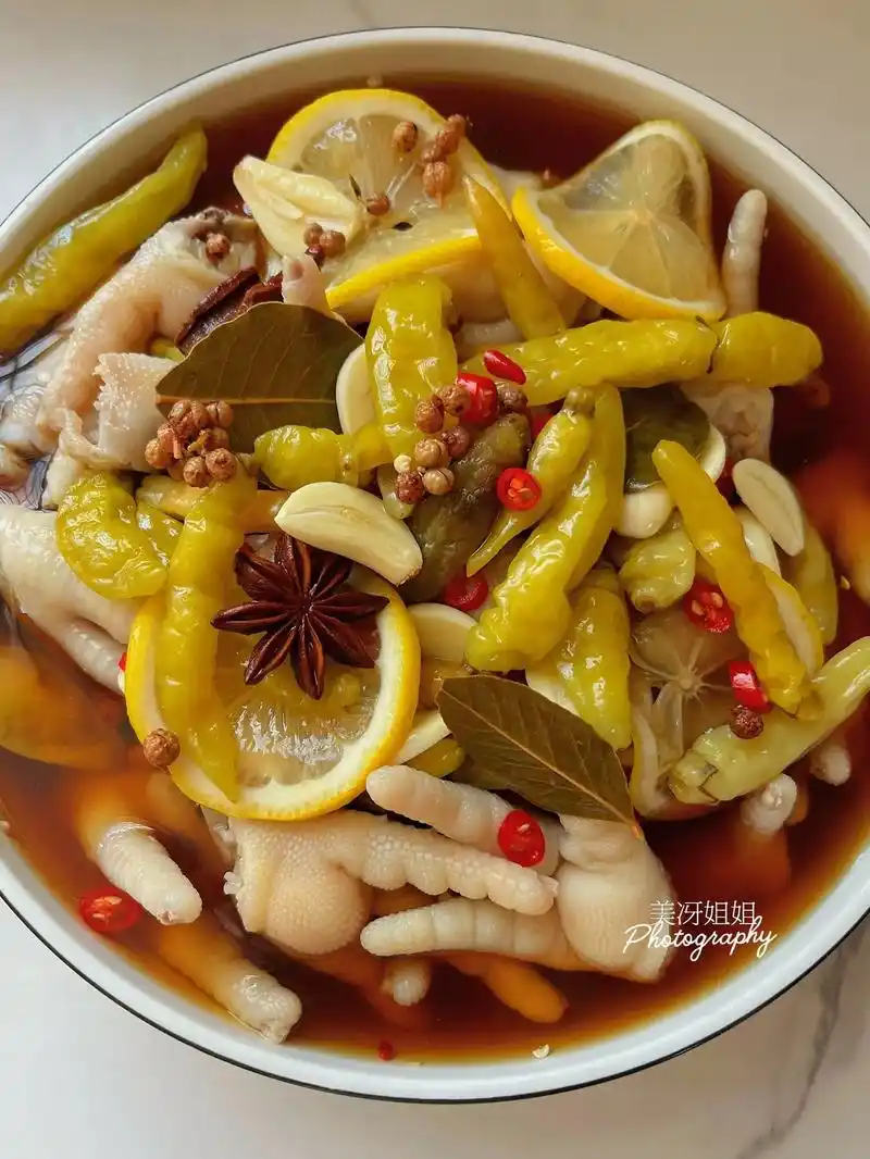 分分钟出摊的～柠檬泡椒凤爪!配方超详细!