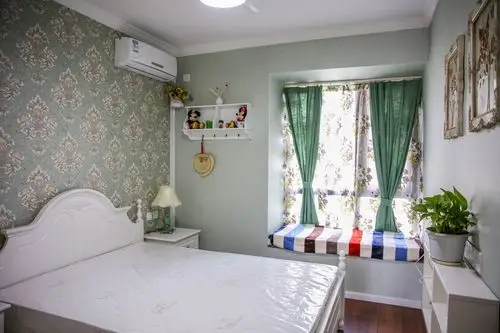 田园二居收纳80后小资简约卧室装修效果图片_装修美图-新浪家居