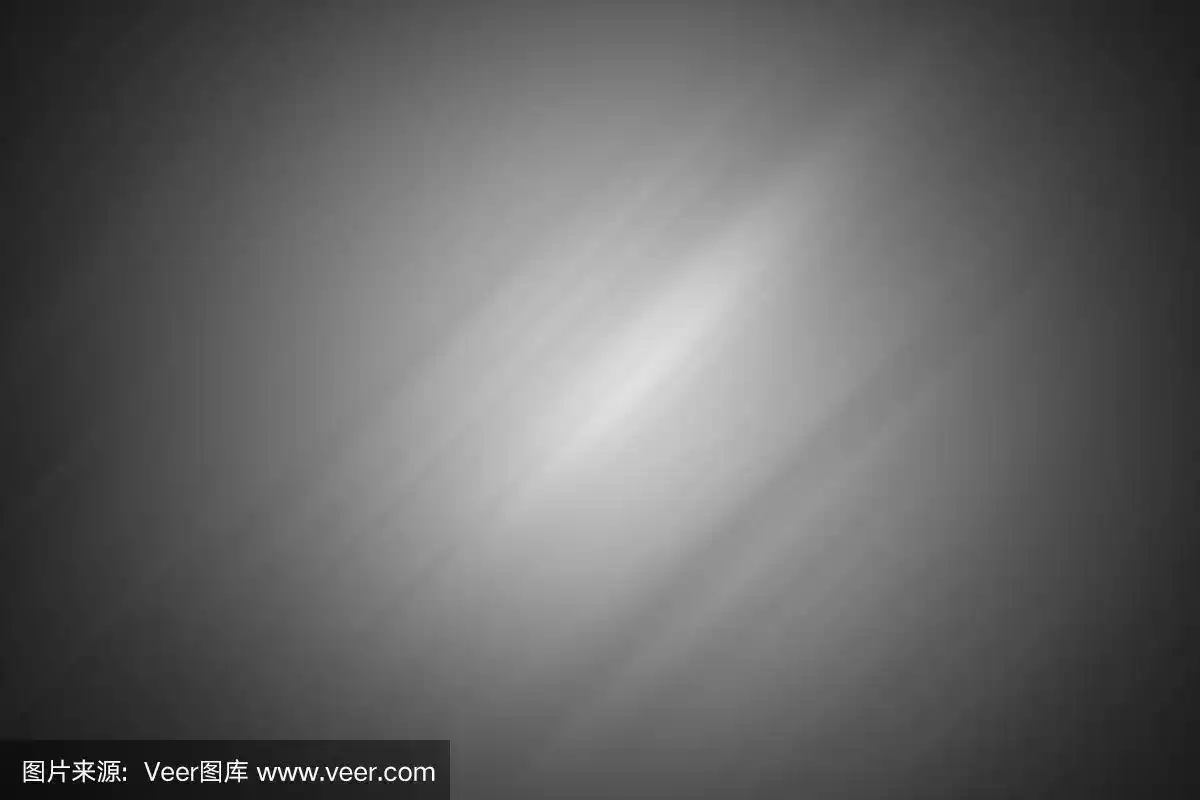 黑色和灰色背景与梯度和银色光作为背景.