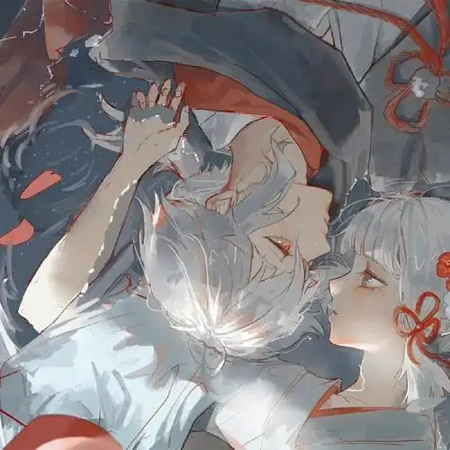 唯美双人情侣头像  #二次元动漫情侣头像  #双人动漫情侣头像  #图片