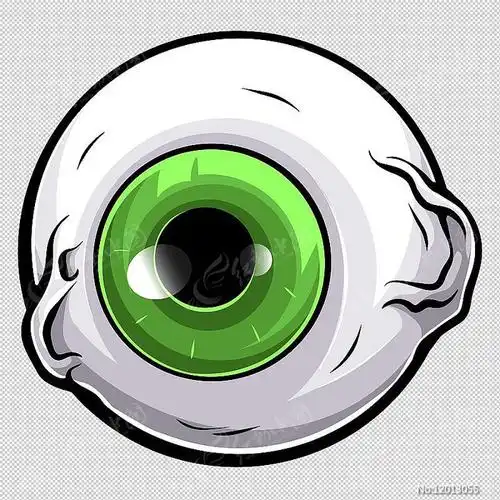 万圣节恐怖眼球眼珠