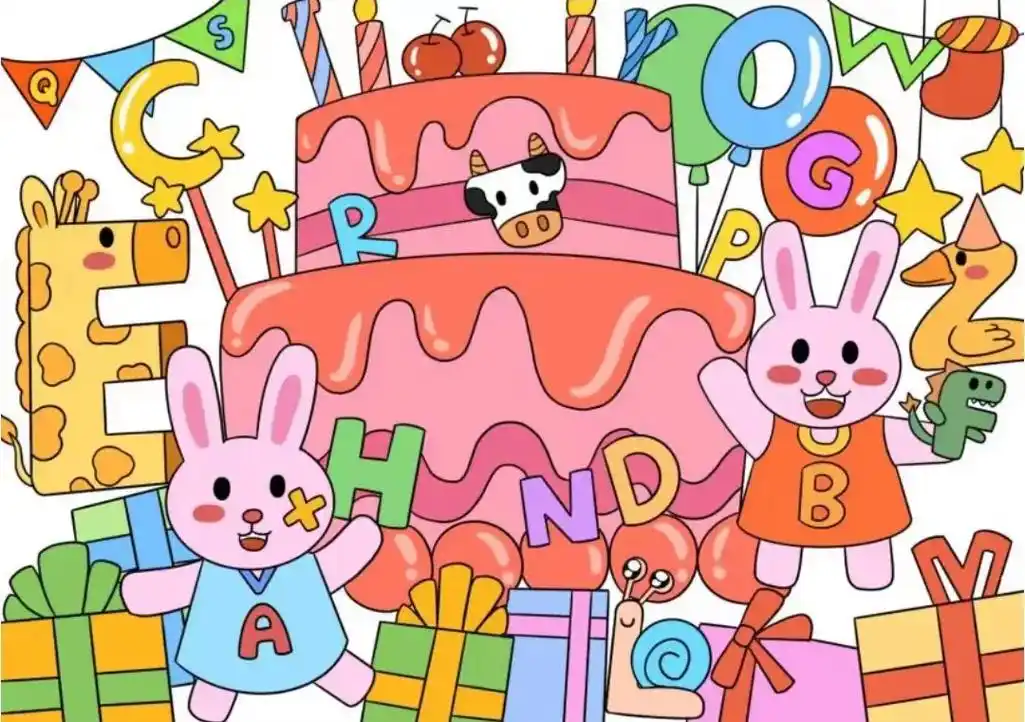 字母创意画儿童手抄报简单.#创作灵感 26个英文字母创意手抄 - 抖音