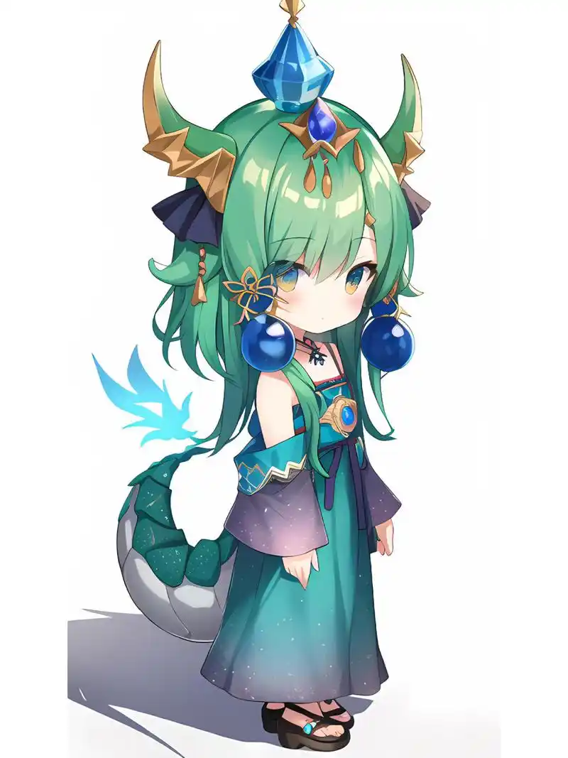 q版二次元小萝莉|龙拟人