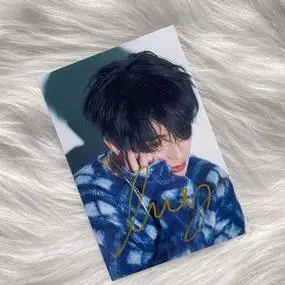 001人付款淘宝蔡徐坤亲笔签名照(保真) 低价真爱粉t_15105617