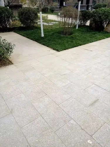 花岗岩园区地面石材铺装案例参考