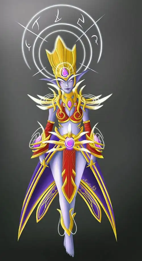 话唠大姐姐!魔兽世界大魔导师艾利桑德同人图组