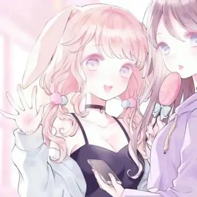 闺蜜款头像两张动漫