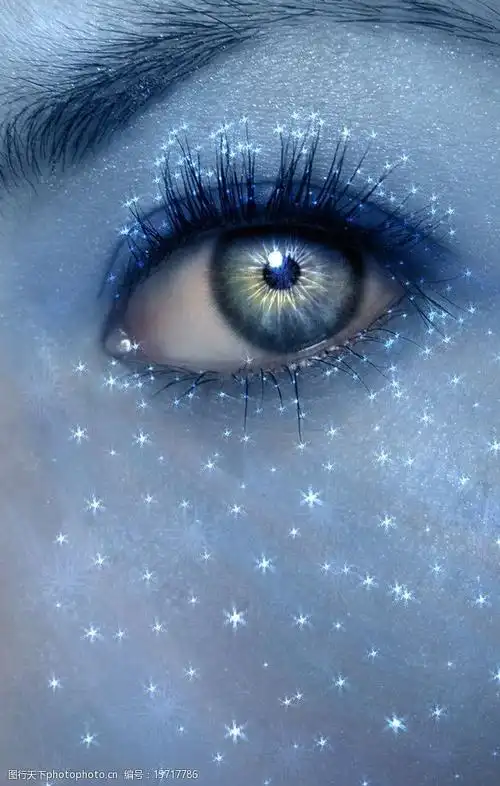 眼睛主题彩妆高清晰图片