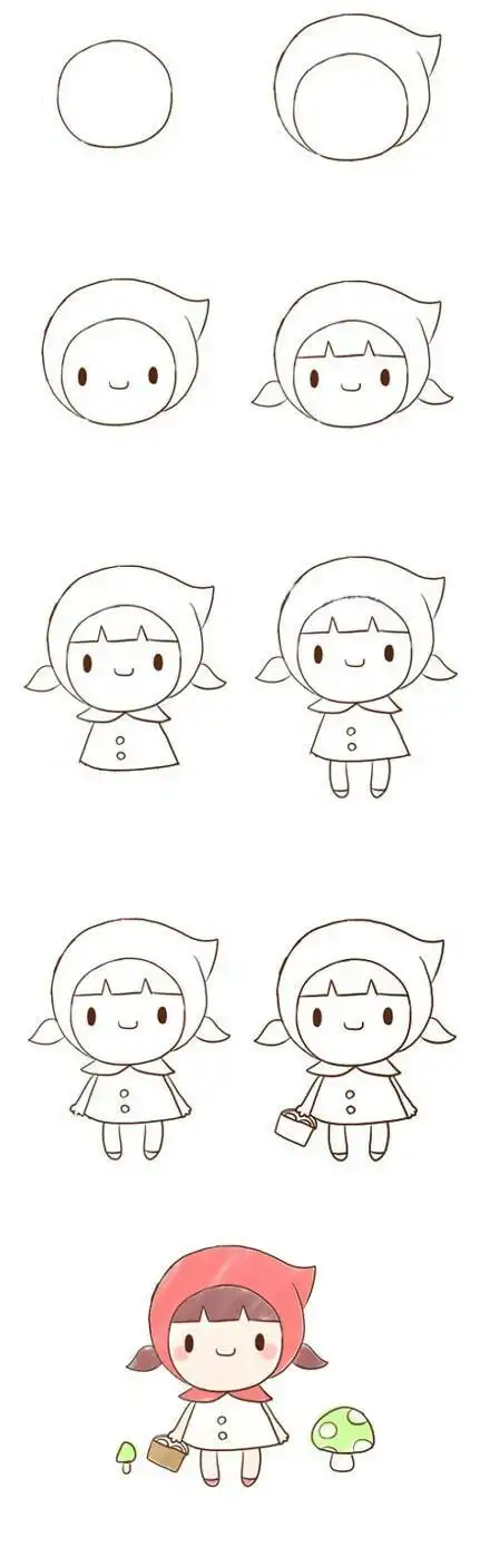 人物简笔画图步骤