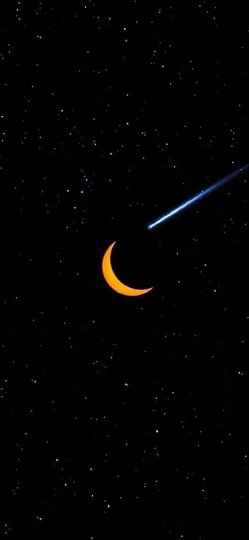 多彩壁纸410期|黑色系 ins 简约唯美月亮壁纸