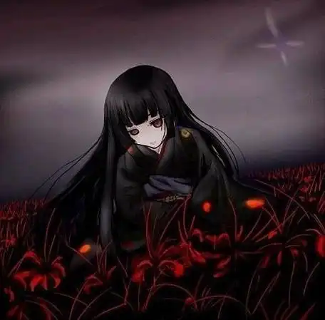 qq头像动漫女生彼岸花