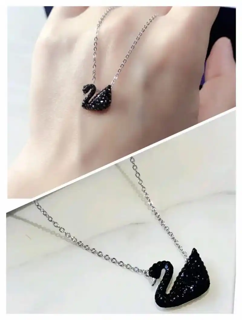 【施华洛世奇黑天鹅项链】,￥399.【施华洛世奇黑天鹅项链】 - 抖音