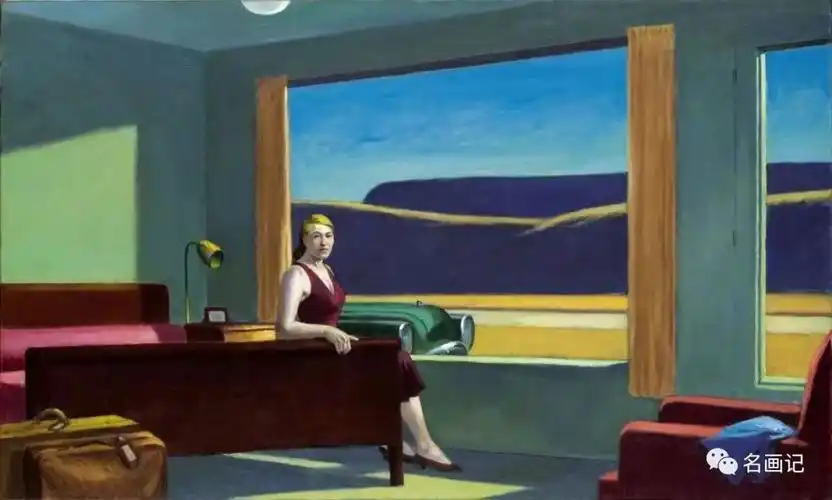 名画记孤独的夜游者爱德华霍普edwardhopper作品欣赏