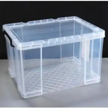 高透明收纳箱塑料箱储物箱收纳盒衣服整理箱玩具收纳箱大号批发 20升