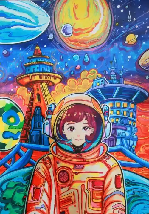 43届北京青少年科技创新大赛少年儿童科学幻想绘画一等奖获奖作品来啦