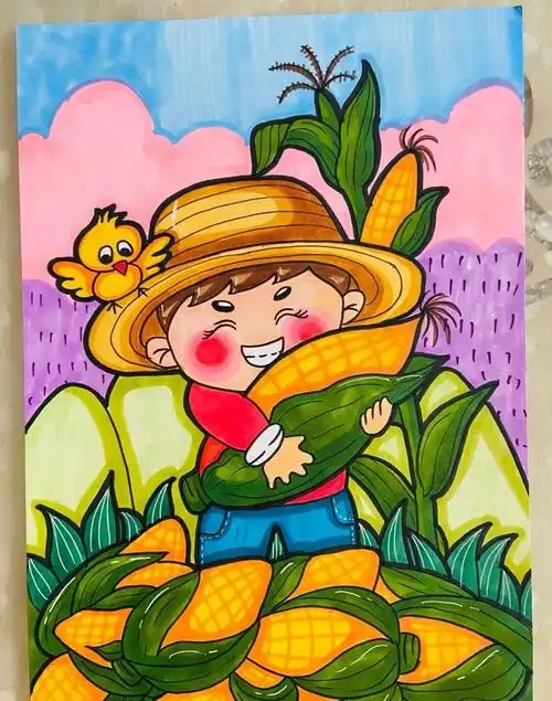 优秀的少儿美术简笔范画