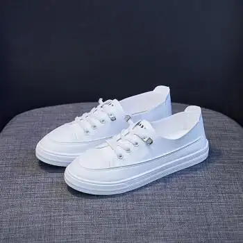 休闲鞋女士学生潮流韩版小白鞋女2022春季新款透气学生板鞋潮时尚休闲