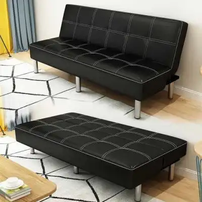 花千紫皮沙发床可折叠客厅小户型两用双单人多功能沙发1.