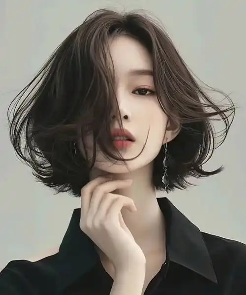 最具女人味的短发,波波头大卷真耐看,看完都想试一试_发型_头发_女性