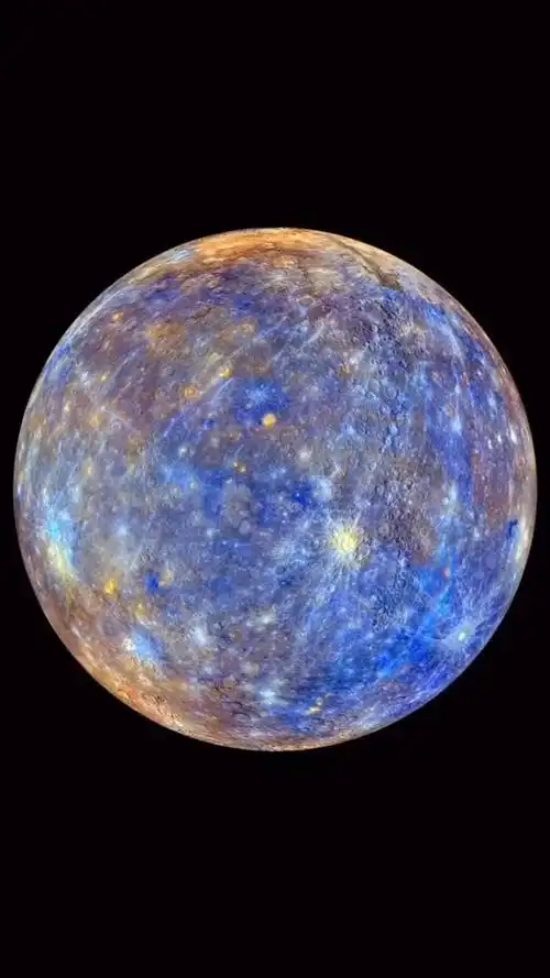 水星的真实面貌,它是太阳系中最小的行星,昼夜温差最大的行星,其表面