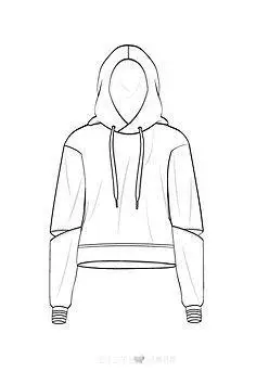 卫衣的简笔画法卡通画人物可爱小女孩-儿童简笔画大全简笔画可爱小