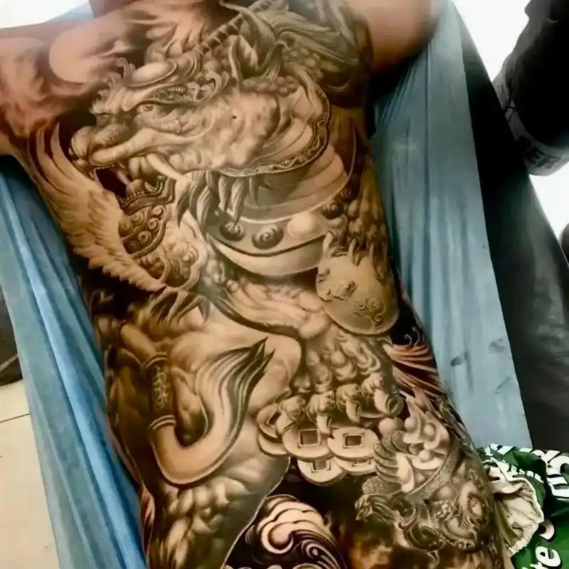 招财貔貅 见者发财.三年前通背作品,2016年从业以来 一直 - 抖音