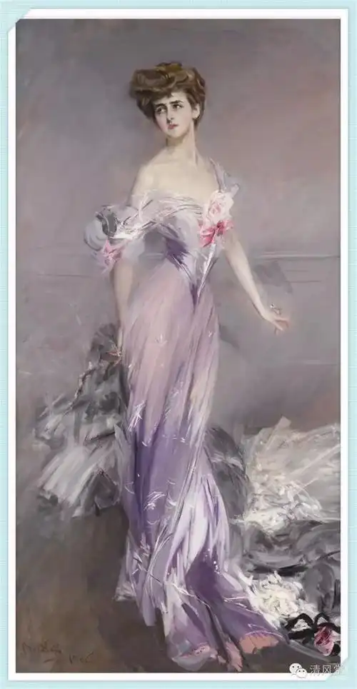 来看看世界名画中的典雅美女