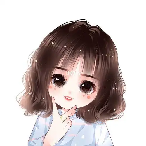 头像女可爱手绘大眼睛