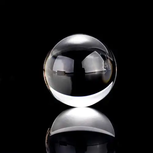 k9白色透明水晶光球摆件魔术灯装饰品摄影拍照玻璃定制内雕实心球