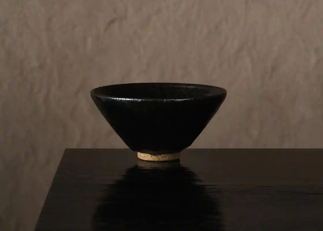 李若明龙窑柴烧黑釉茶盏