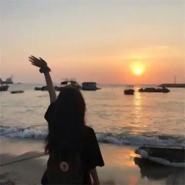 唯美高清的女生背影头像2022