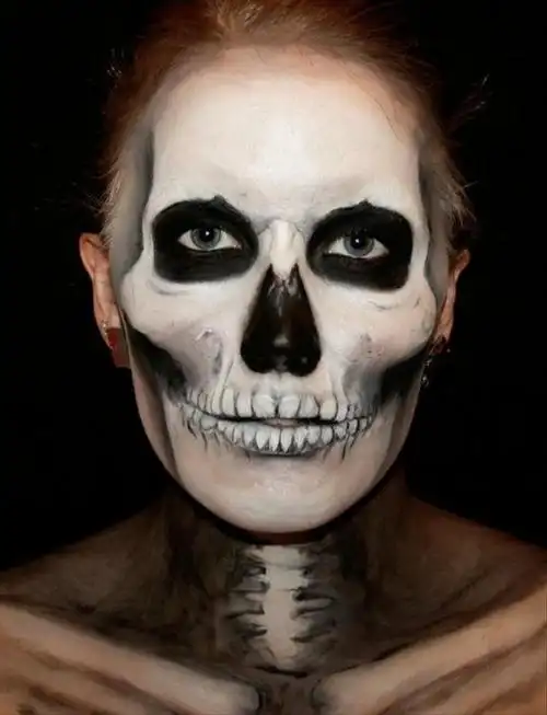 吓死人不偿命的惊悚脸部彩绘【6】