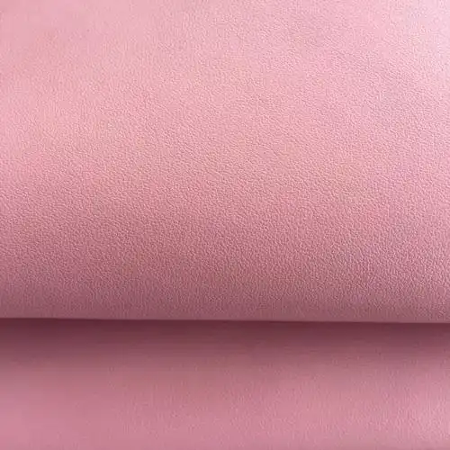 超纤贴皮浅粉色牛皮革源头厂家批发牛皮贴超纤真皮皮革