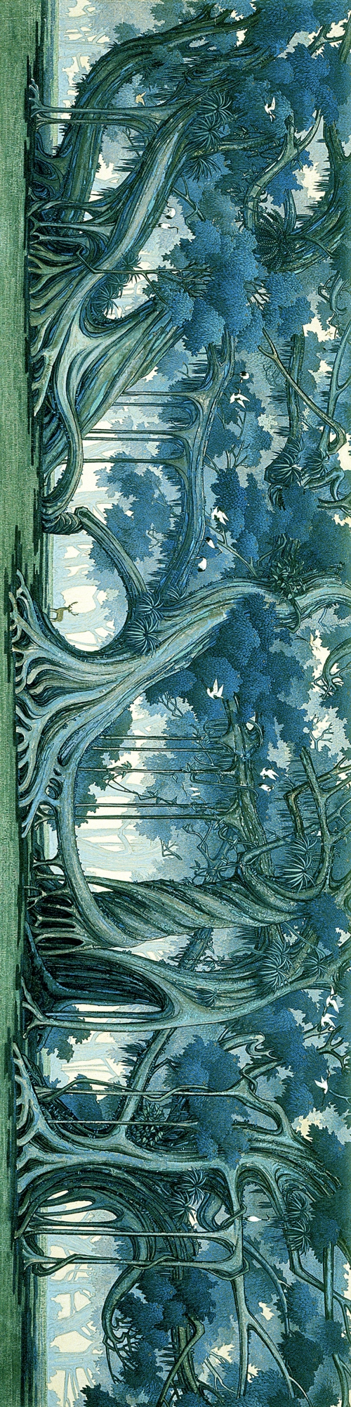 守护20世纪的敦煌67⑨首都国际机场壁画在线纪念展黛色参天张仲康