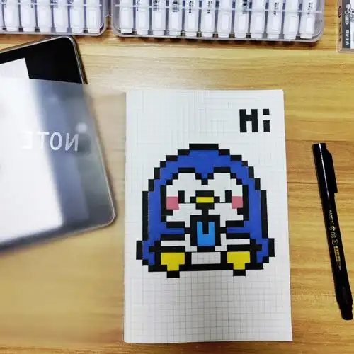 像素画临摹1a5方格本