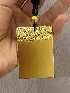 周大福足金古法平安无事牌黄金中国黄金全新正品