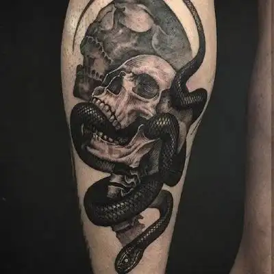 个性骷髅纹身头像