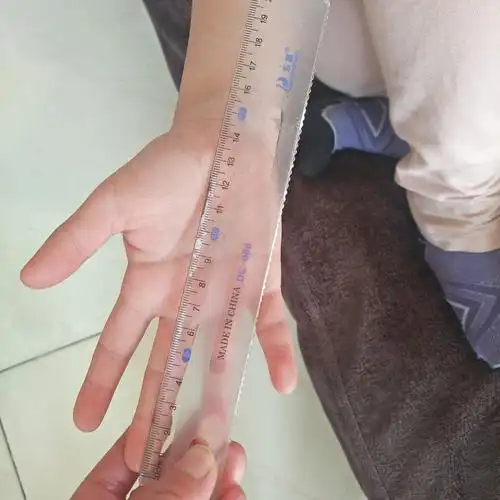 我用身体当尺子!