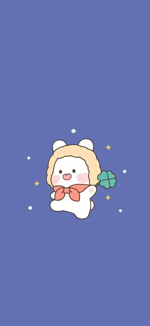 超多温柔可爱小清新插画壁纸