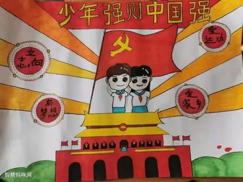 步骤4:江睿谦《少年强则中国强》