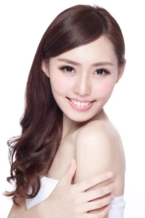 健微笑迷人的女人牙齿美白口腔牙齿口腔牙齿笑脸笑容