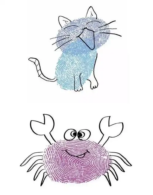 好玩的手指画简单还好处多快学起来吧