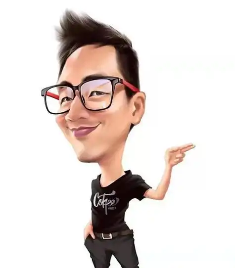 这样活泼幽默的开心果大叔头像让人一看就记住