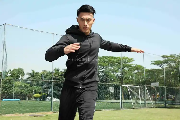 运动服户外拍摄