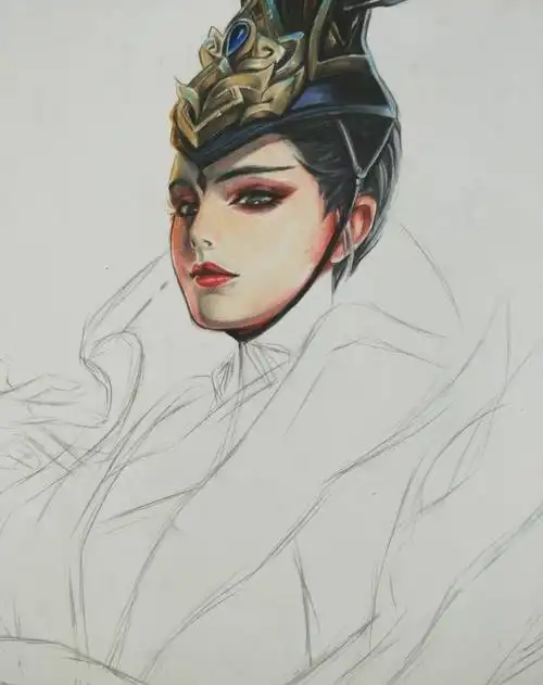 王者荣耀武则天海洋之心东方不败手绘