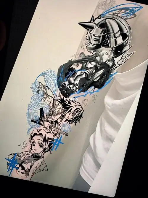 插播一条动漫花臂拼接