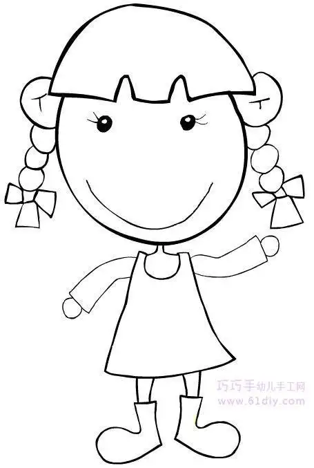 同学简笔画简单又漂亮