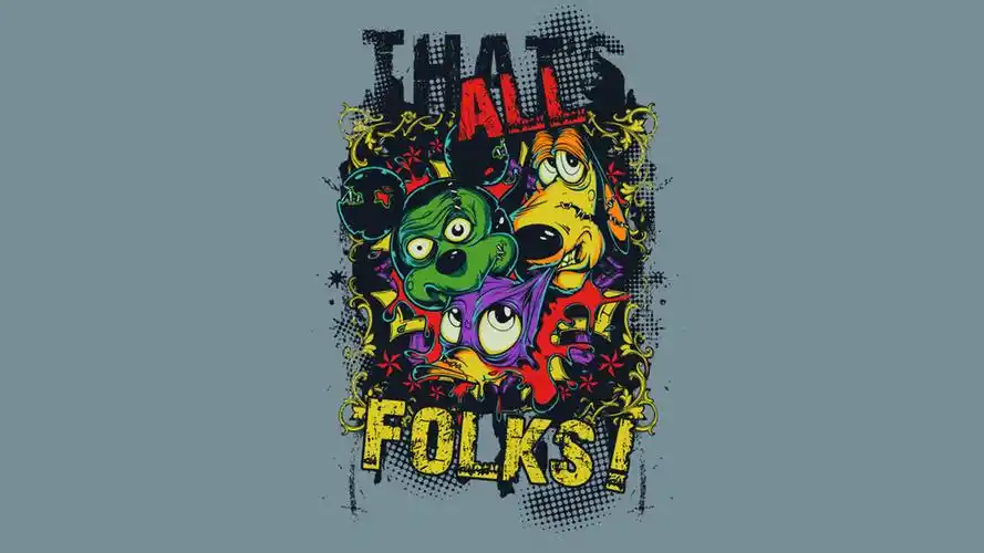 动物涂鸦高清桌面壁纸